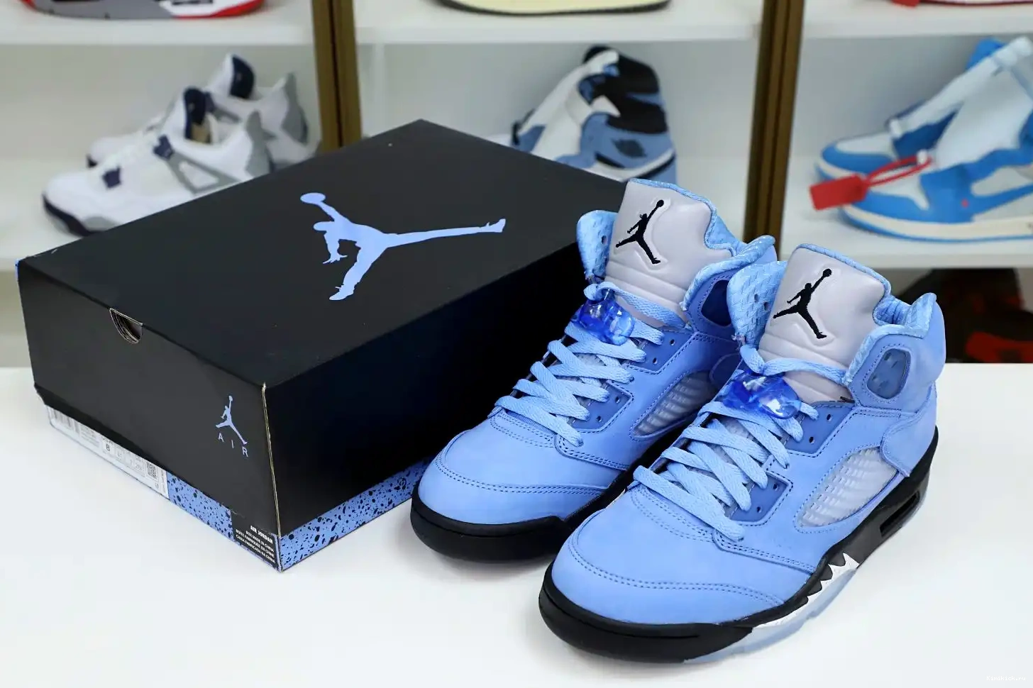 RETRO SE BLUE 401 DV1310 BLEU AIR JORDAN Kimikick BLACK-WHITE 5 UNIVERSITY 0614